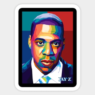 Rapper Z Wpap Pop Art Sticker